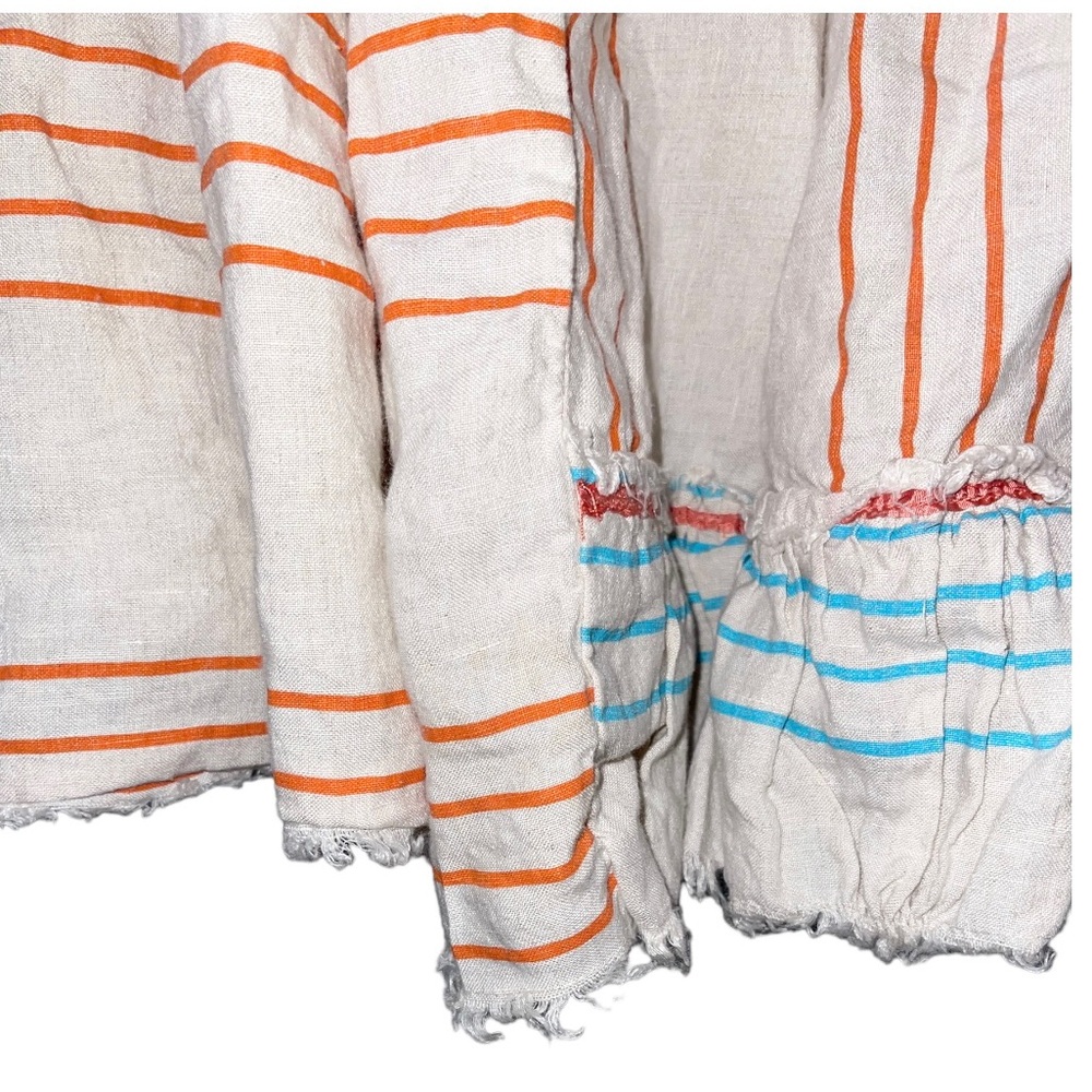 Lee Mathews Patchwork Striped Multicolor Full Mid… - image 2